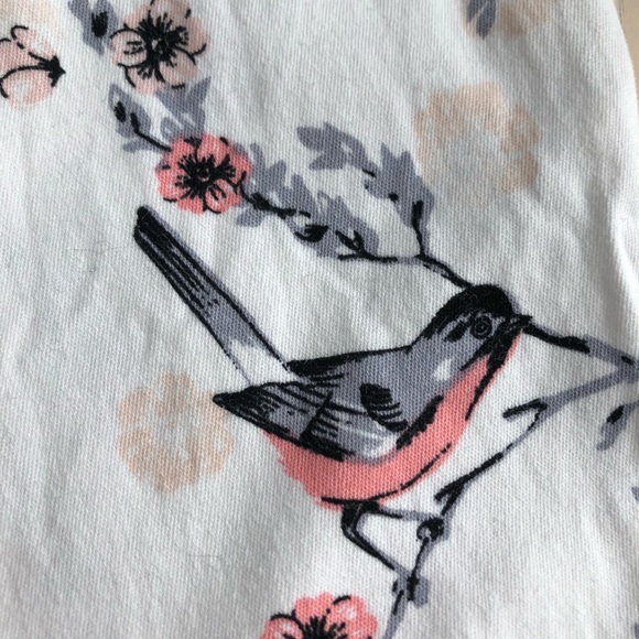 Bird patterned white pants - Picture 2 of 5